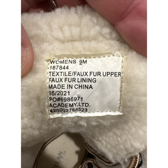 Magellan Outdoor Womens 167844 Faux Suede Leather Fur Lace Up Size 9M Boots - Picture 9 of 13